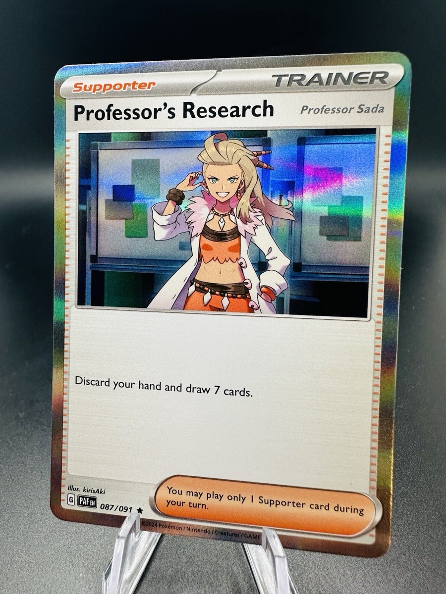 professor ジェイソンVer Pokemon TCG - Holo Professor's Research 87/91 - Paldean