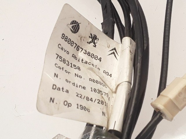 Peugeot 2008 2016 radio roof wiring loom harness 9800767380 VEI13469 | eBay