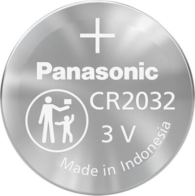 100x Panasonic CR2032 3V 225mAh Batterie Lithium Knopfzelle 2032 lose Bulk