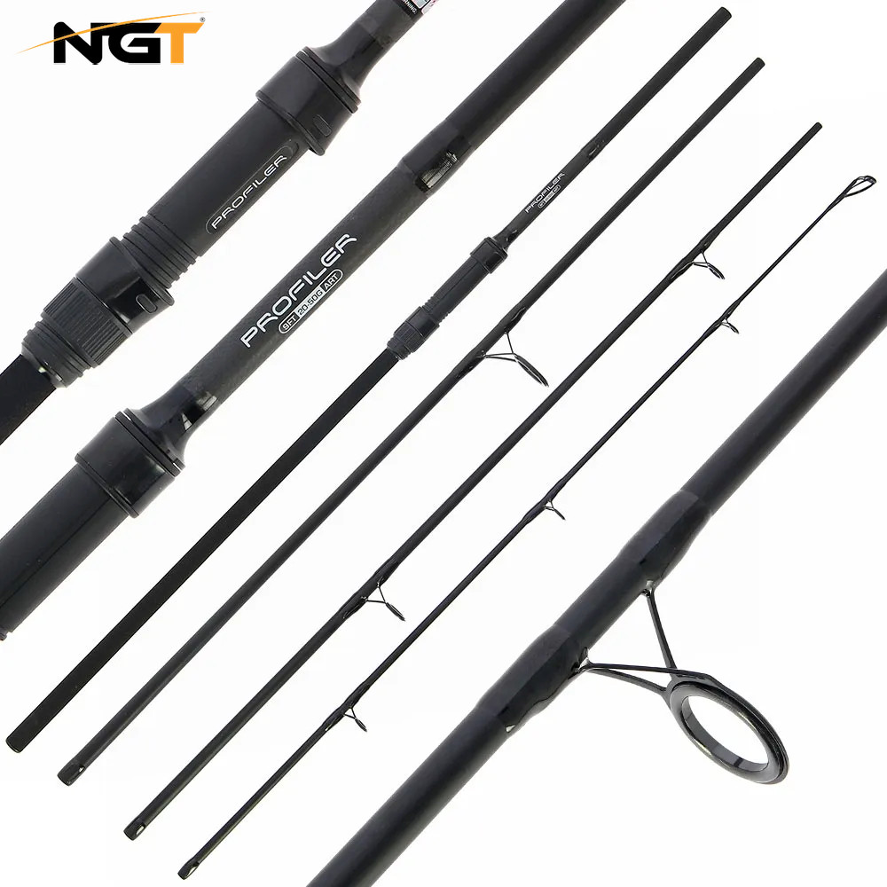 NGT Profiler Travel Rod Carbon 9ft 4pc All Round Carp Coarse Fishing Rod 20-50g
