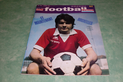Football Mag n°179 10-1974 poster Paulo César OM 80p cahier Europe 16p coul TB++