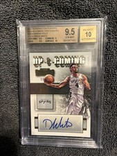 2017-18 DERRICK WHITE CONTENDERS UP AND COMING AUTO GOLD  BGS 9.5/10 GEM MINT