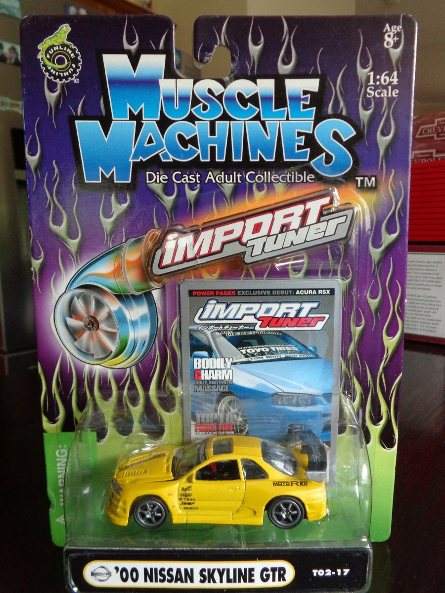 激レア　MUSCLE MACHINES　日産　スカイライン　GT-R 2000 MUSCLE MACHINES 2000 NISSAN SKYLINE GTR PURPLE | eBay