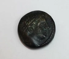 Kings of Macedon, Philip II 359-336 BC, Head of Apollo Bronze