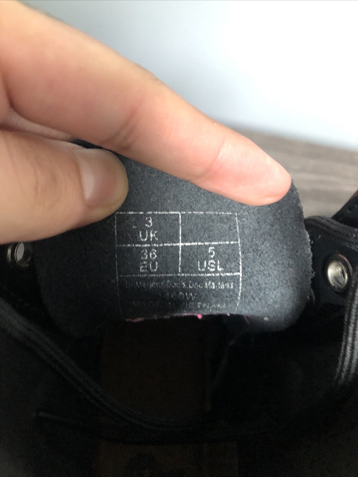 Dr. Martens Doc Martens 1460W Black Boots Women’s Size 5 Glossy High thumbnail 7