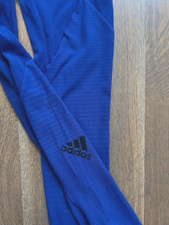 adidas TECHFIT Women's EUC Small Blue Compression Training Leggings