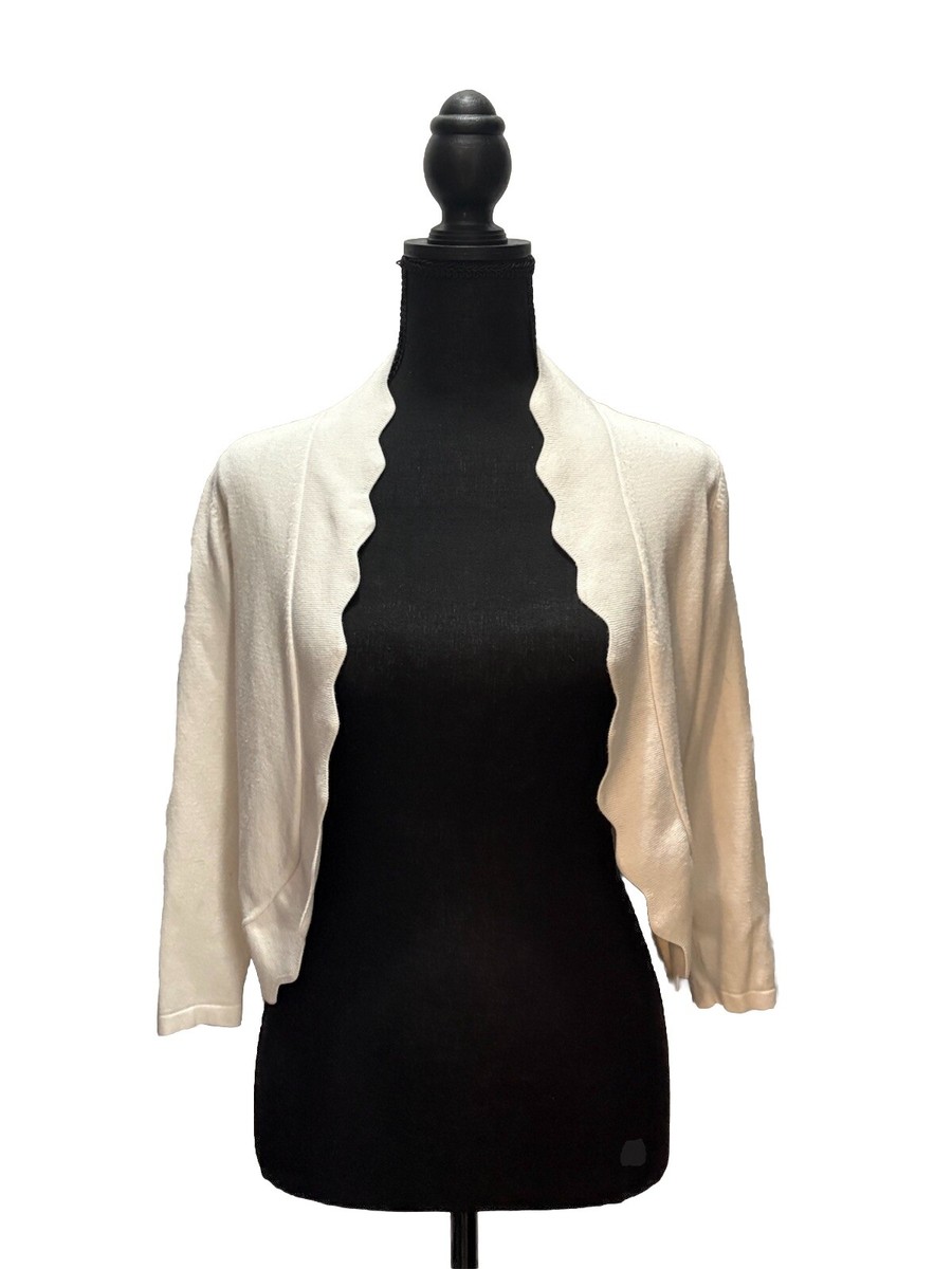 ■Ella scallop collar knit 白 ella scallop collar knit (white）