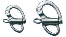 Moschettone da vela in ACCIAIO INOX AISI 316 per spinnaker (da spi fisso).