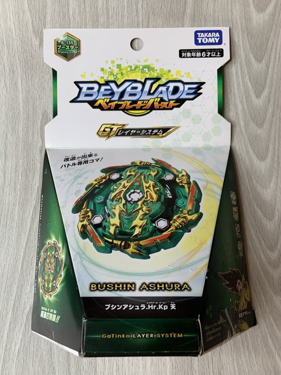 Takara Tomy Beyblade Burst GT B-135 Bushin Ashura Hurricane Keep