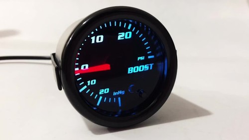 2" Turbo Boost Gauge Tinted 7 Color 0-30 PSI Pressure Vacuum Turbo Meter 52mm - Video 1 of 1