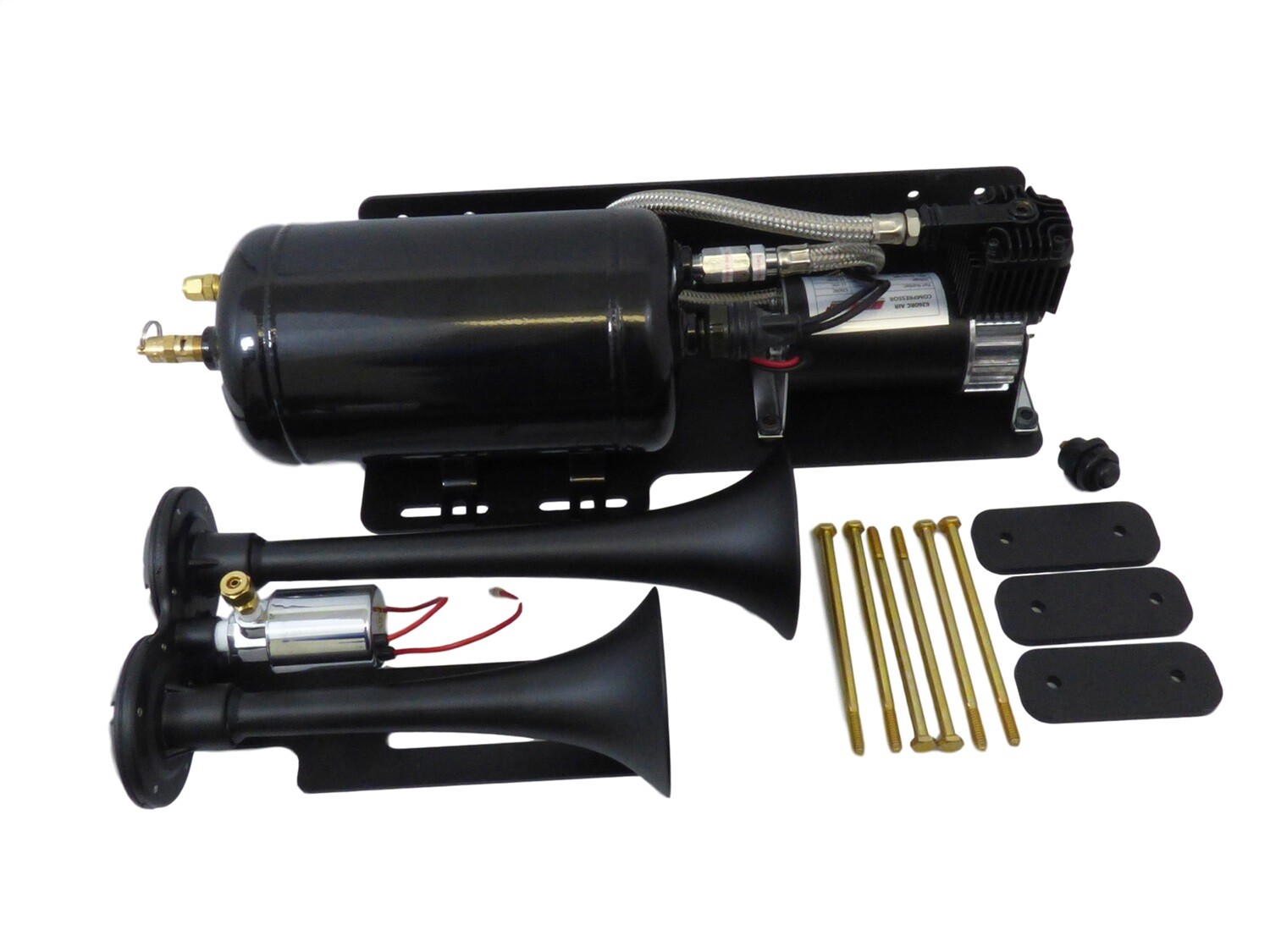 Kleinn automotive air horns jeepkit 1 trail blaster dual air horn kit