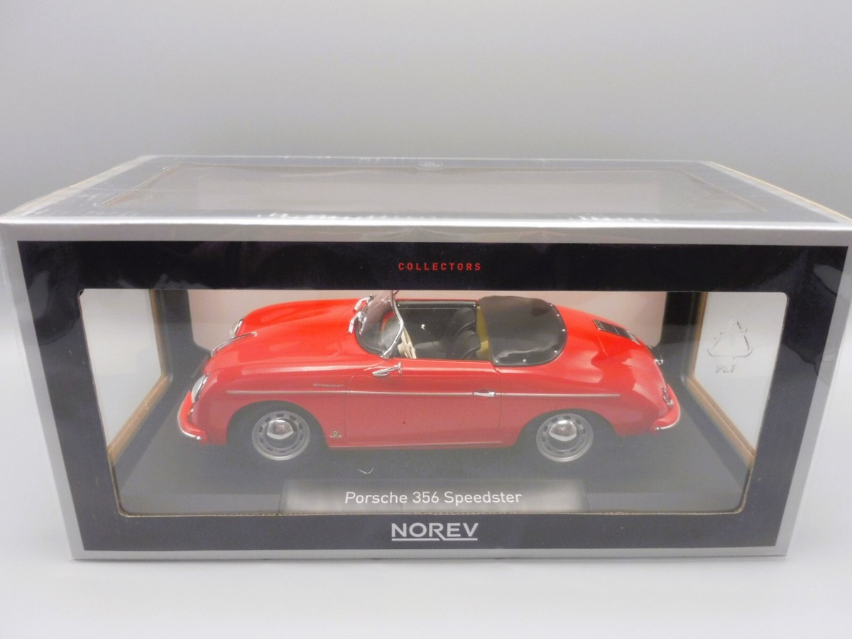 Norev Porsche 356 Speedster 1954 Rouge 1/18 187461 1123 12