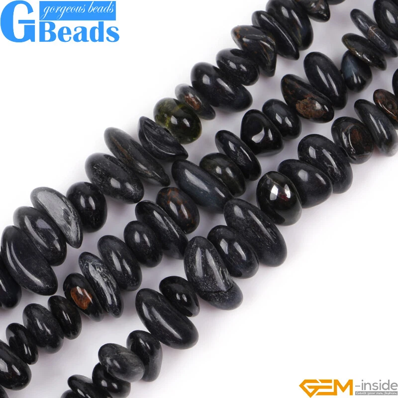 4-6x7-10mm Assorted Stones Freeform Chips Loose Beads For Jewellery Making 15" - Image 4 of 4
