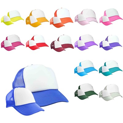 DALIX Mommy and Me Trucker Hats Mom and Daughter Father and Son Caps Baby Caps