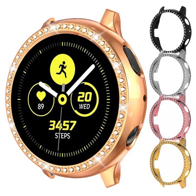 For Samsung Galaxy Watch Active 2 44mm Protector Case Snap On Cover  Rhinestone | eBay