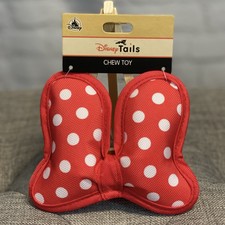 minnie mouse bow dog toy