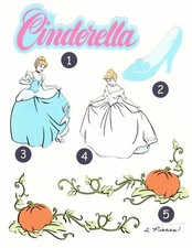 Cinderella Printed Die Cut Image s - U choose style, Scrapbooking, Greeting Card