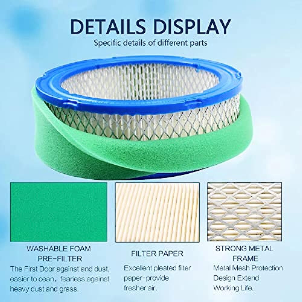 Filtre à Air 394018 - 392642 BRIGGS Et STRATTON 16 Cv Bicylindre Vanguard