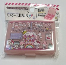 Hello Kitty Sanrio Characters Medicine Pill Case Dividers for Bag New with Tag
