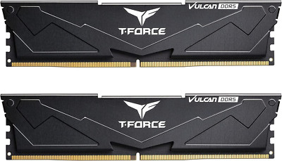 2-Pack 16GB T-Force Vulcan DDR5 5600MHz PC5-44800 CL36 Desktop Memory Module Ram