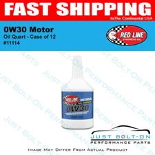 Red Line 0W30 Motor Oil Quart - Case of 12