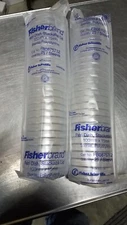 FISHERBRAND FB0875712 PETRI DISH W/STACKABLE LID 100mm x 15mm 2 PACKS OF 25 NIB