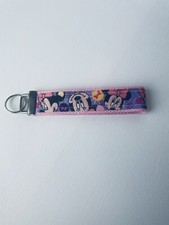 Disney Home Made Wrist Keychain, Mickey And Minnie Mouse