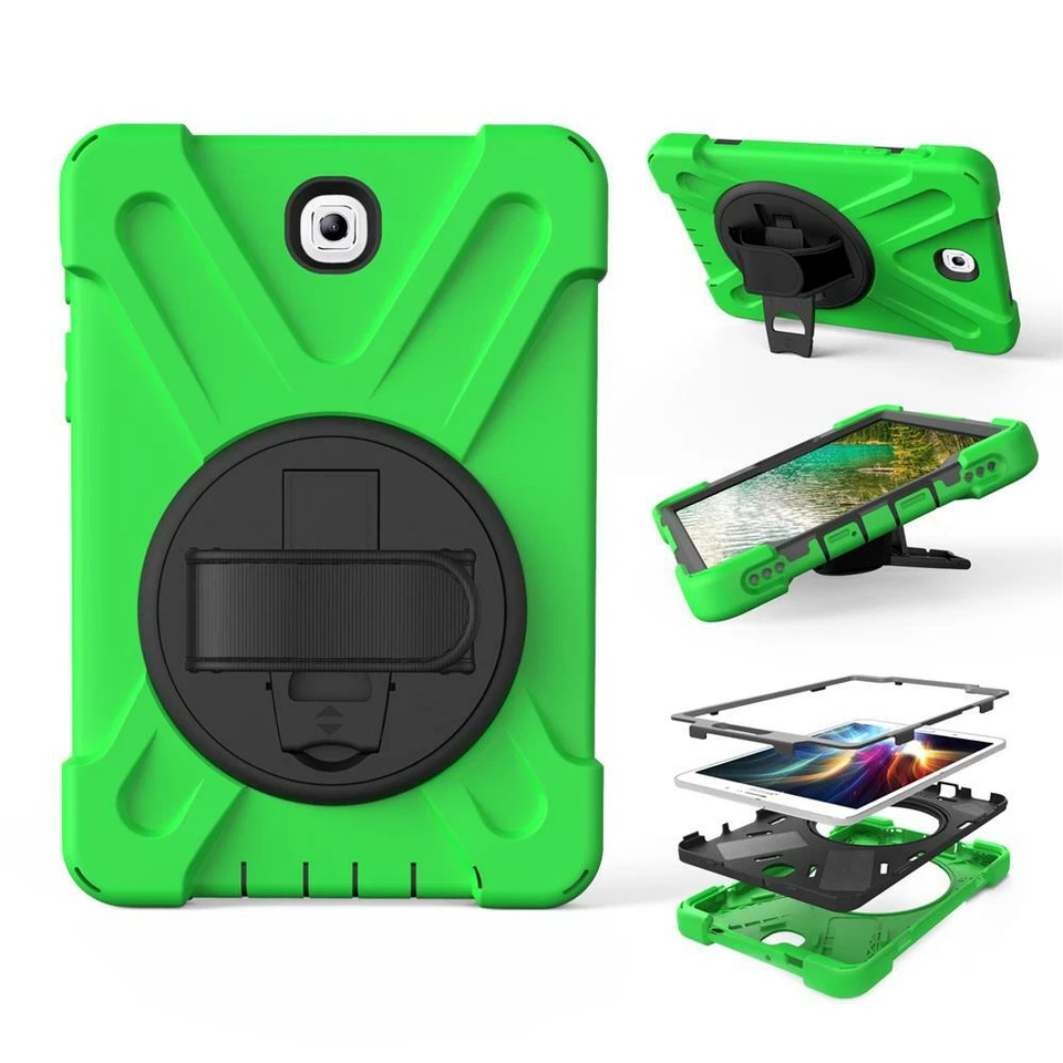 Armor Case for Samsung Tab A P200 T290,T860,T387,T380 Stand Rugged Hard Cover - Image 3 of 4