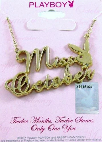 Playboy letras, números y palabras Moda Collares y Colgantes