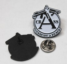 CRASS ANARCHY & PEACE PIN (MBA 552 )