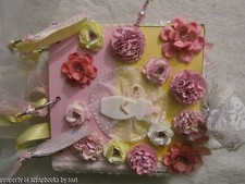 Baby Girl Scrapbook Album 6x6 16 Pages So Pretty 