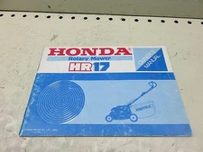 1980 HONDA LAWN MOWER HR17 ROTARY MOTOR owner MANUAL  (TMAN89)