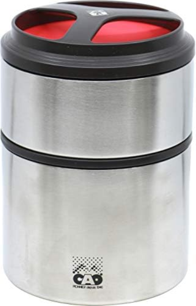 CAO Lunch Box isotermico, doppio 1,5 l, borsa frigo da campeggio ed escursionism