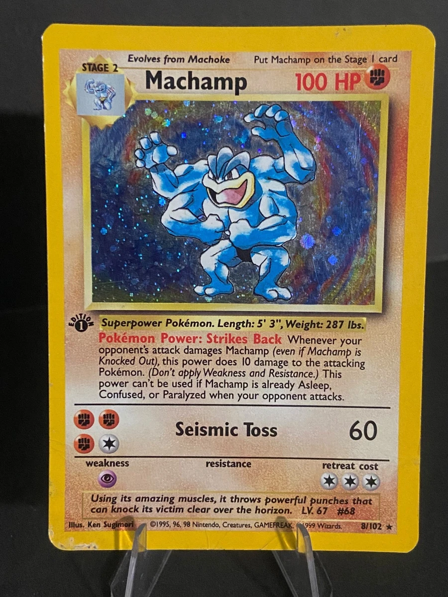 25+ First Edition Pokémon Machamp Individual Cards for sale