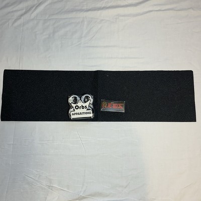Skateboard Parts- Bones Bearings, Orbs Apparition Wheels; NO GRIP TAPE
