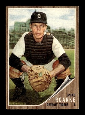 1962 Topps #87 Mike Roarke Tigers EX+ *2p