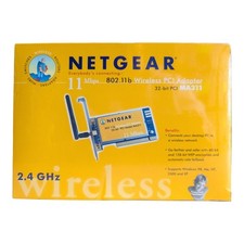 NetGear MA311 802.11b Wireless PCI Adapter - New, Sealed