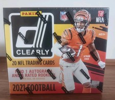2021 Panini Clearly Donruss Football Hobby Box   Downtown Night Moves
