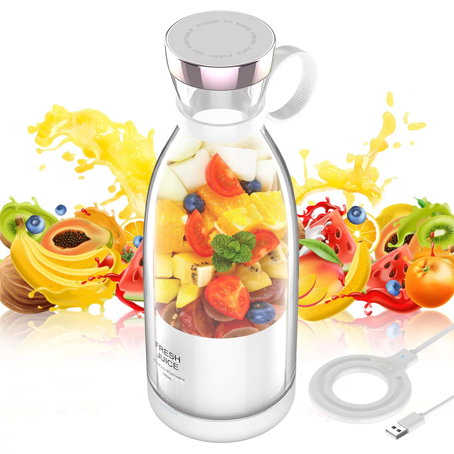 Portable Blender, Electric Blender Bottle Juicer Cup, Person