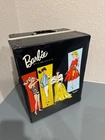 Vintage Ponytail Barbie Doll Carrying Case - 1961 Black Mattel Clothes Trunk