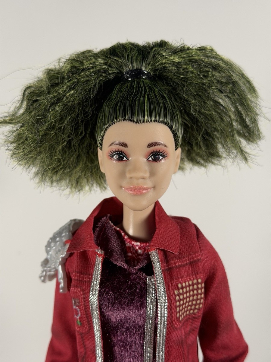 zu姫。:°ஐ♡* Disney Zombies 2 Eliza Zambi 11.5” Doll Green Hair Dressed Ultra