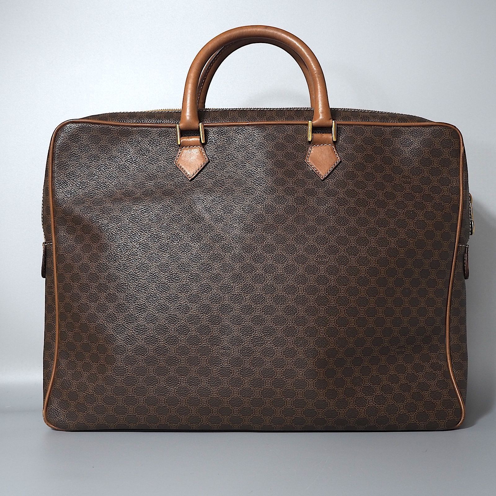 Celine CELINE Macadam Pattern Briefcase Brown Men… - image 2