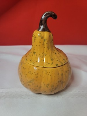 B. Eigen Farm Stand Williams Sonoma 2008 Orange Gourd Soup / Serving Bowl Squash