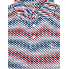 Rhoback American The 1776 Mens Short Sleeve Performance Polo Shirt