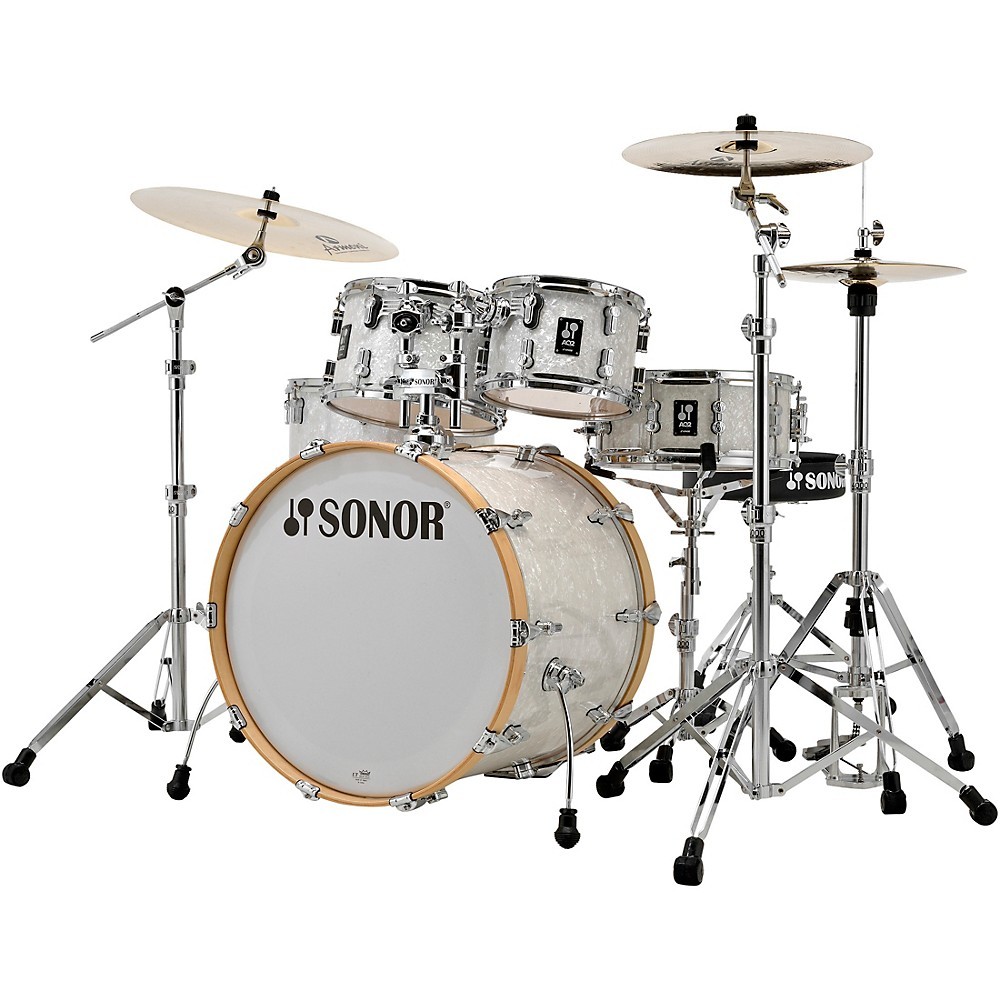 Sonor AQ2 Stage Maple 5-Piece Shell Pack White Marine Pearl