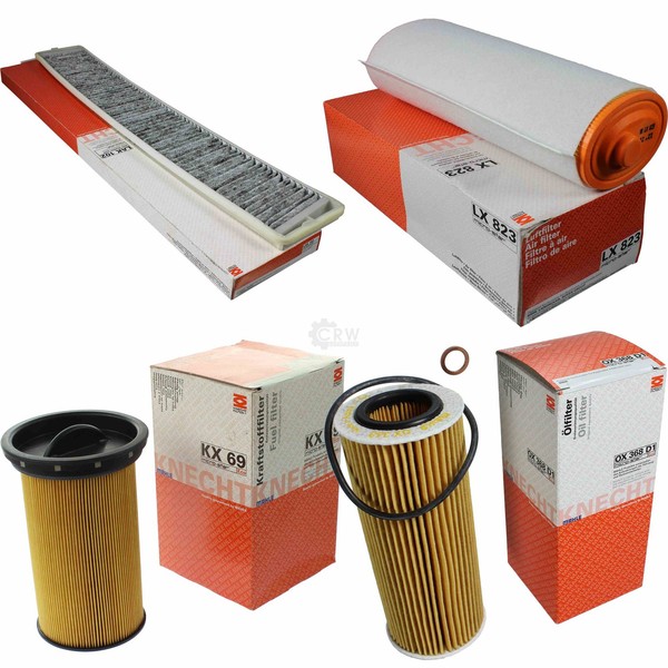 Mahle Kraftstofffilter KX 69 Innenraum LAK 102 Luft LX 823 ÖLfilter OX 368D1-image