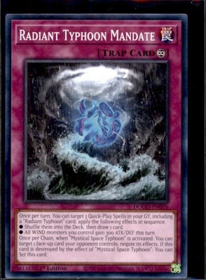 Radiant Typhoon Mandate 1st Edition Common Doom of Dimensions DOOD-EN076 NM