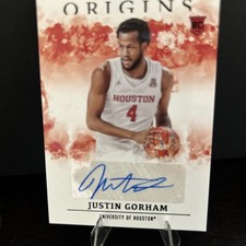 2021 CHRONICLES DRAFT ORIGINS JUSTIN GORHAM RC ROOKIE AUTO Houston #146/199