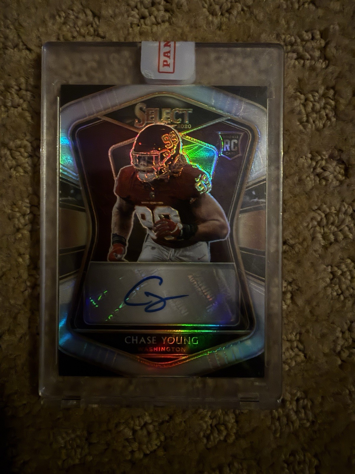 2020 Panini Select - Rookie Signatures Chase Young #RS-CYO /99 (AU, RC)