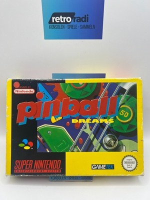 pinball DREAMS - SNES - Super Nintendo  - inkl. OVP und Anleitung